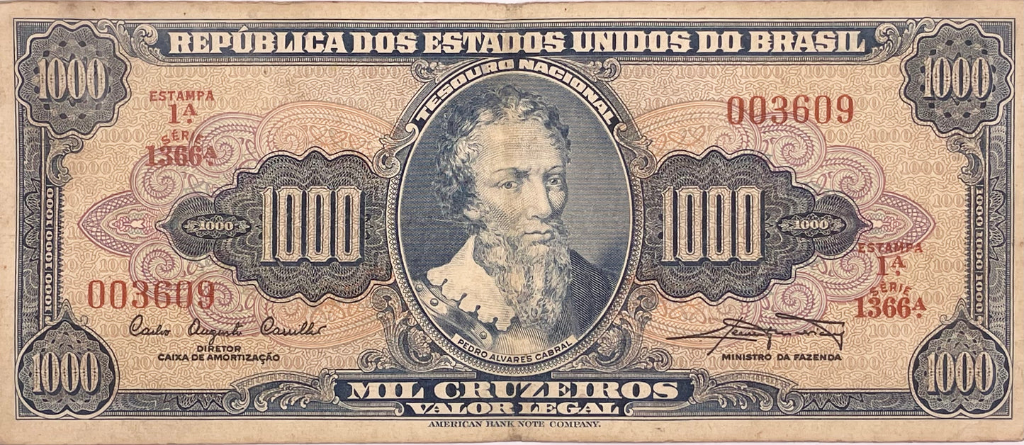Brasil - 1961 - 1000 Cruceros