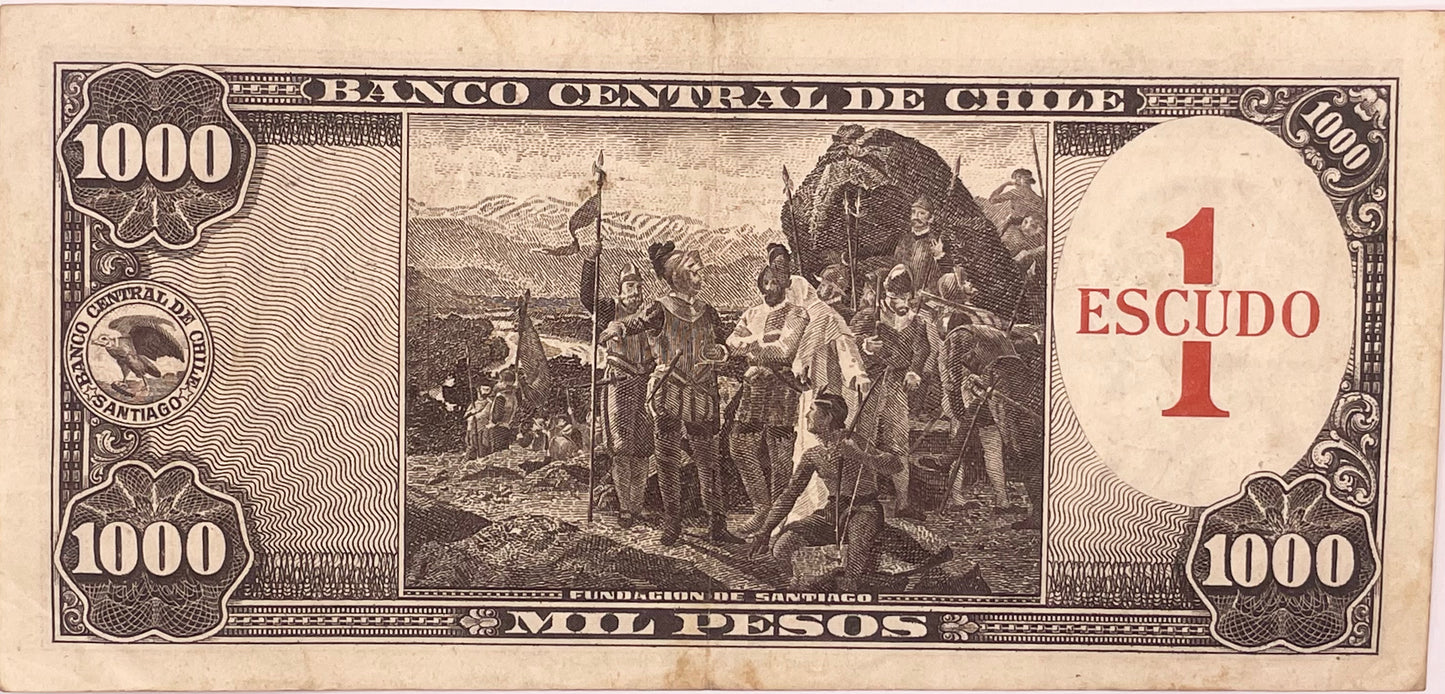 Chile - 1958 - 1000 Pesos