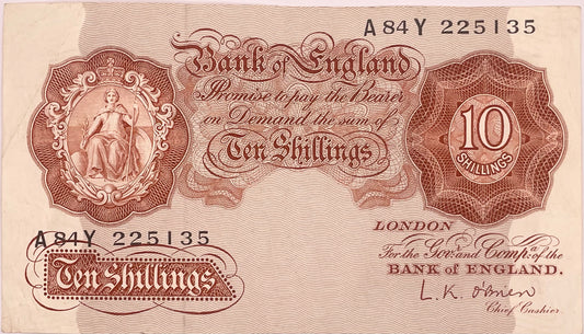 Gran Bretaña - 1955 a 1960 - 10 Chelines