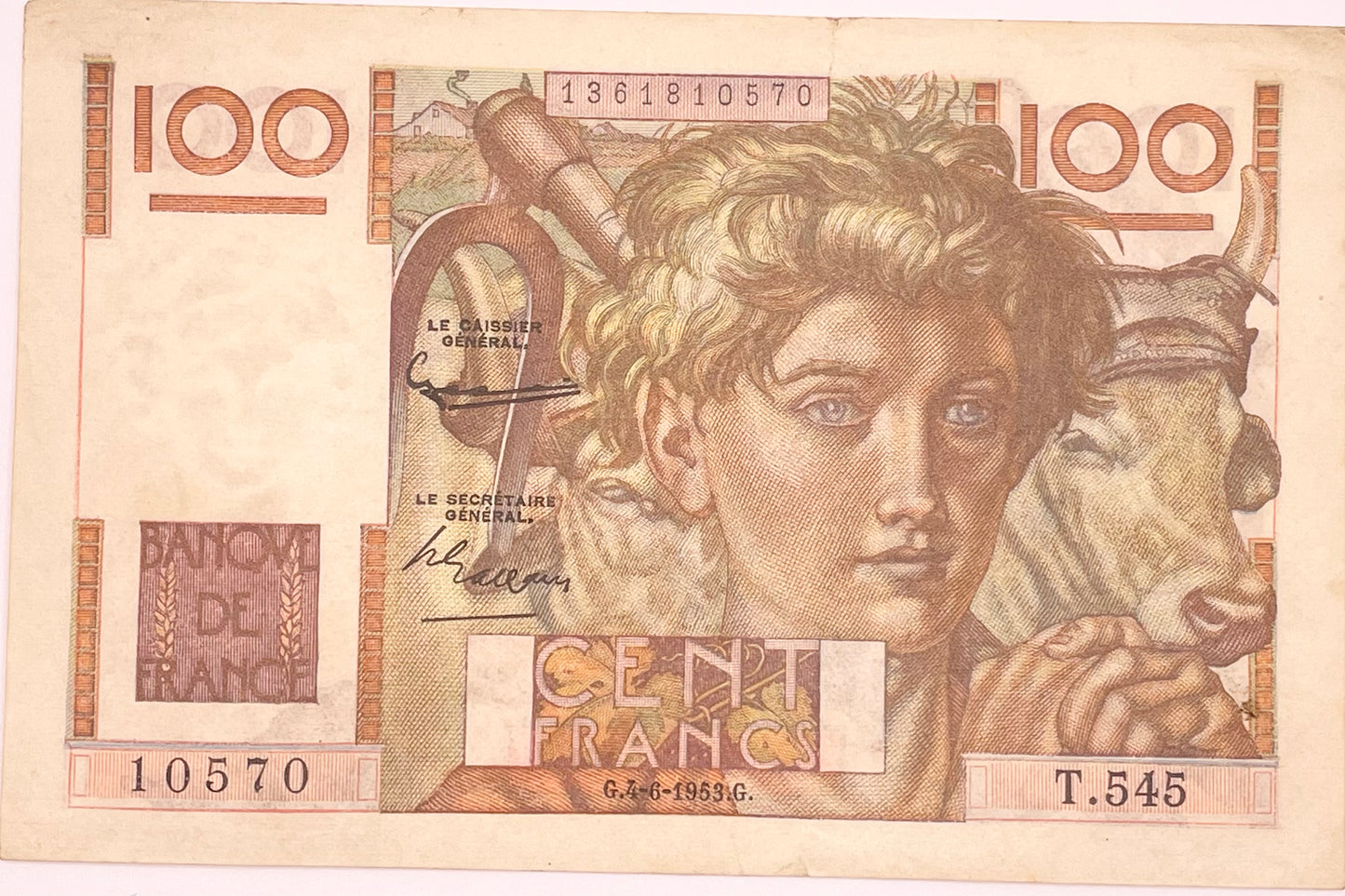 Francia - 1950 - 100 Francos