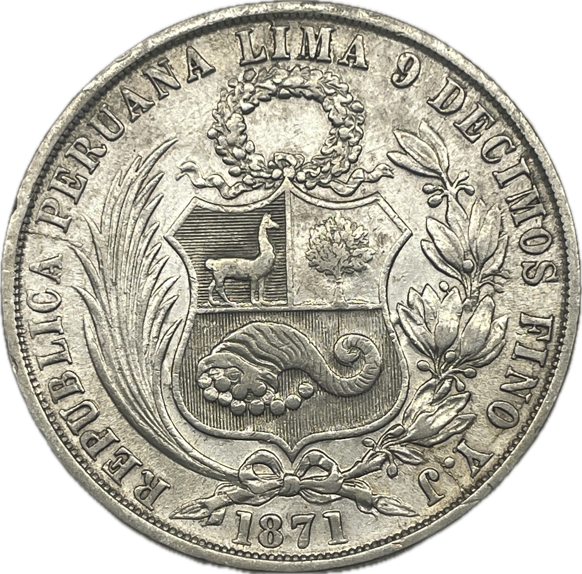 Perú - 1871 - Un Sol