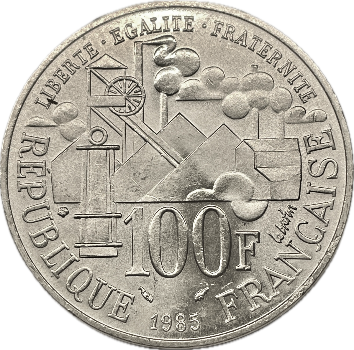 Francia - 1985 - 100 Francos (Emile Zola)