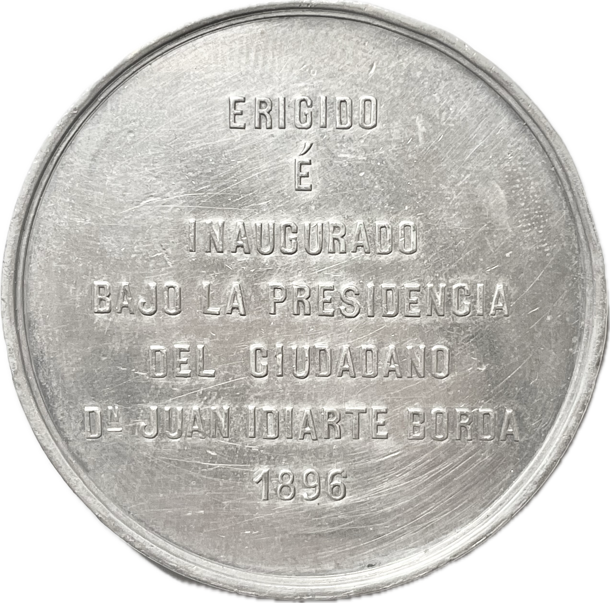 Uruguay - 1896 - Medalla "Monumento al Gran Ciudadano Joaquin Suarez"