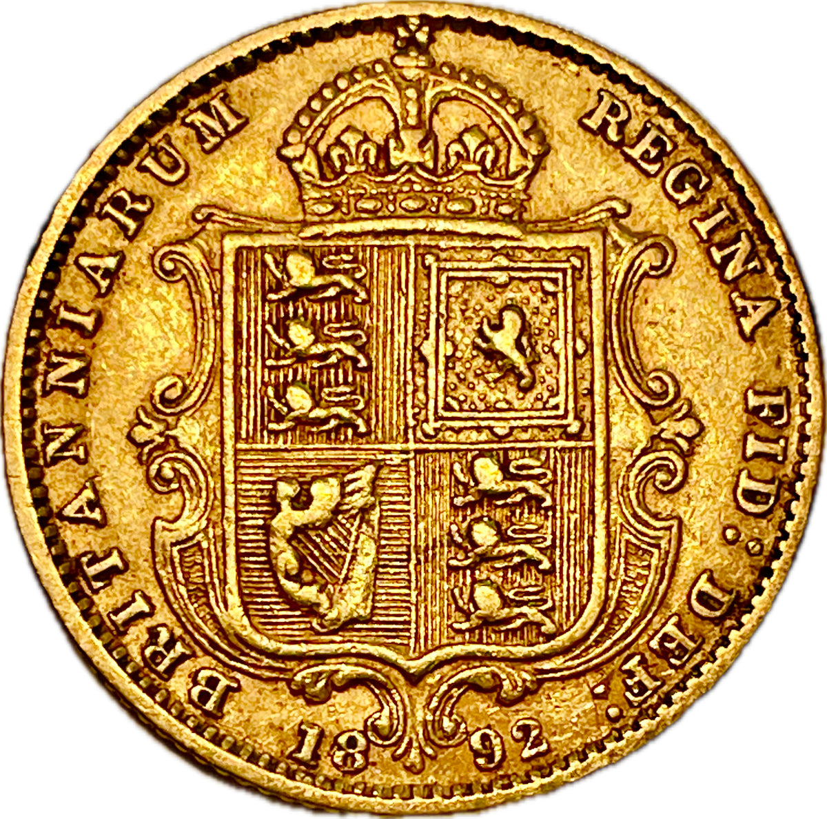 Gran Bretaña - 1892 - Medio Soberano