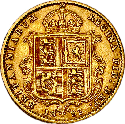 Gran Bretaña - 1892 - Medio Soberano