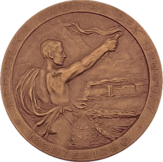 Uruguay - 1946 - Medalla "V Congreso Panamericano de Ferrocarriles"