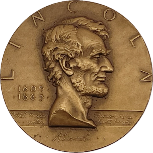 Estados Unidos - 1963 - Medalla Lincoln "Hall de la Fama de los Grandes Americanos"