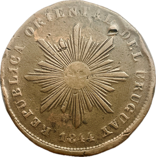 Uruguay - 1844 -  40 Centésimos - 6.2.B