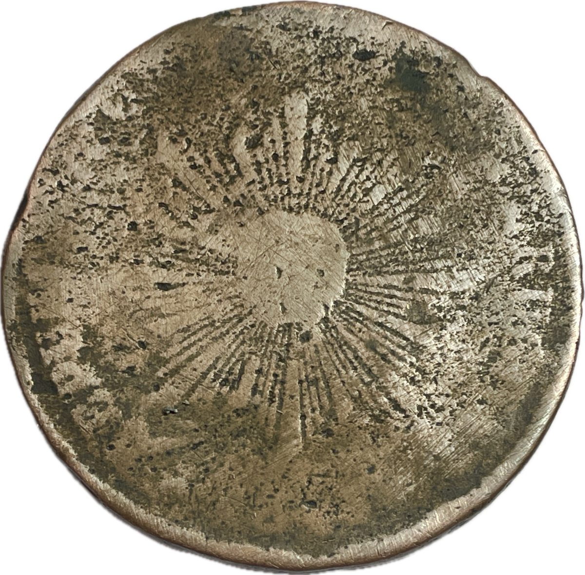 Uruguay - 1844 - 40 Centésimos - Cabellera - 6.6.B
