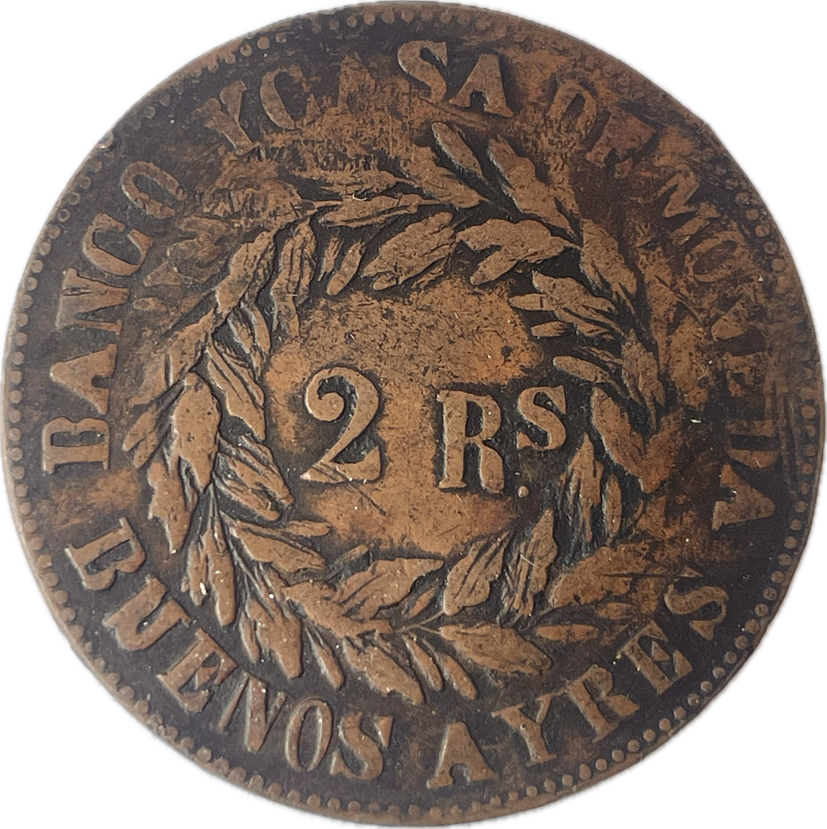 Argentina - 1860 - Buenos Aires - 2 Reales