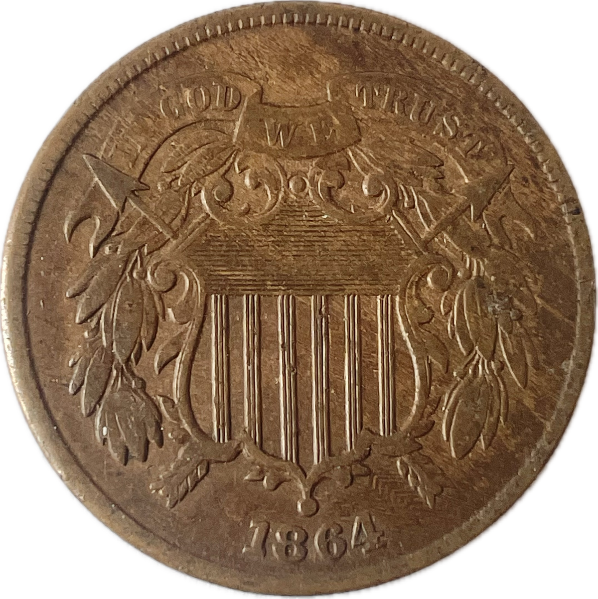 Estados Unidos - 1864 - 2 Cents