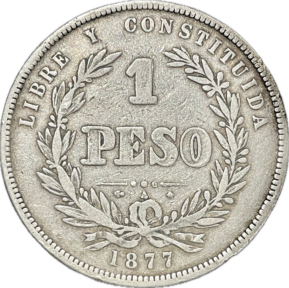 Uruguay - 1877 - 1 Peso