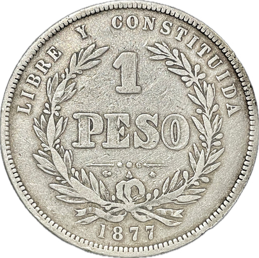 Uruguay - 1877 - 1 Peso