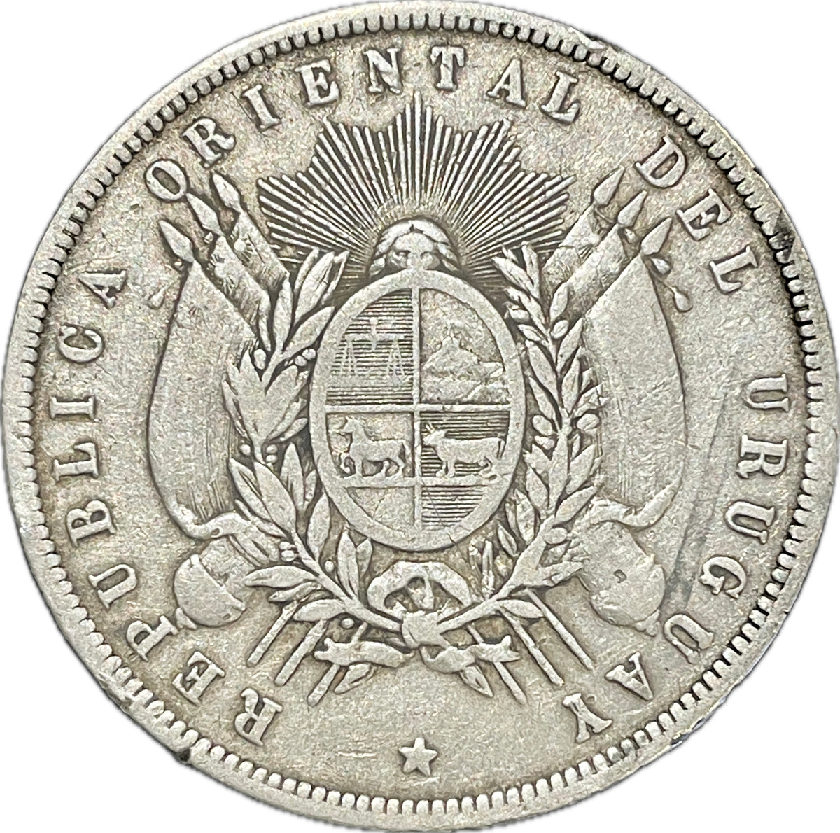 Uruguay - 1877 - 1 Peso