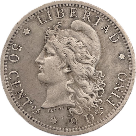 Argentina - 1883 - 50 Centavos