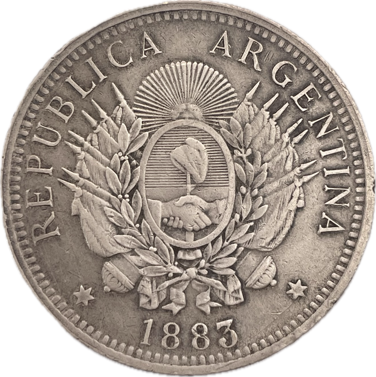 Argentina - 1883 - 50 Centavos