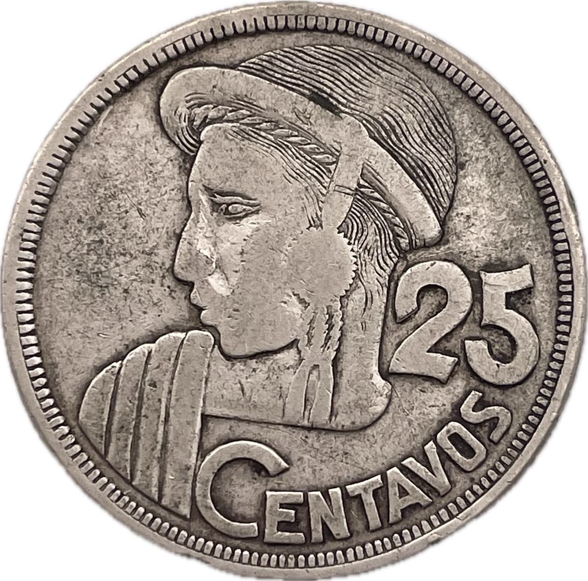 Guatemala - 1951 - 25 Centavos
