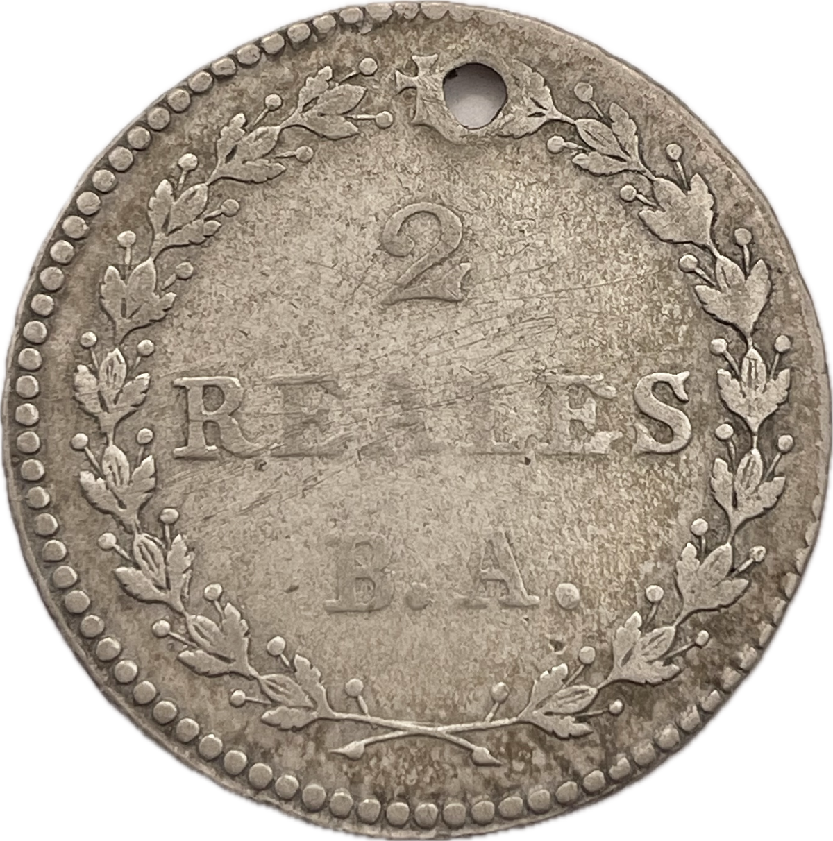 Perú - 1837 - República Sud Peruana - Cuzco - 2 Reales