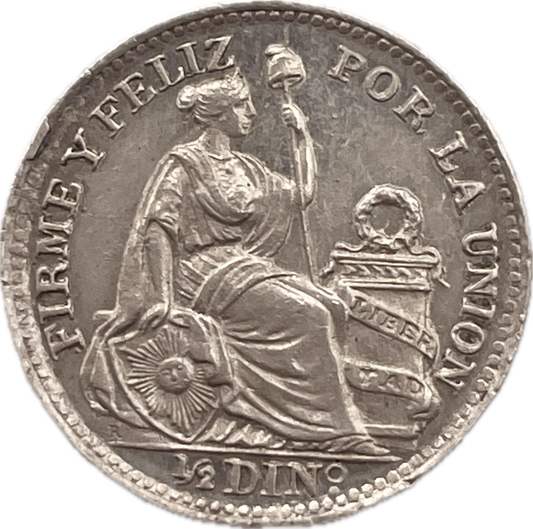 Perú - 1907 - 1/2 Dinero