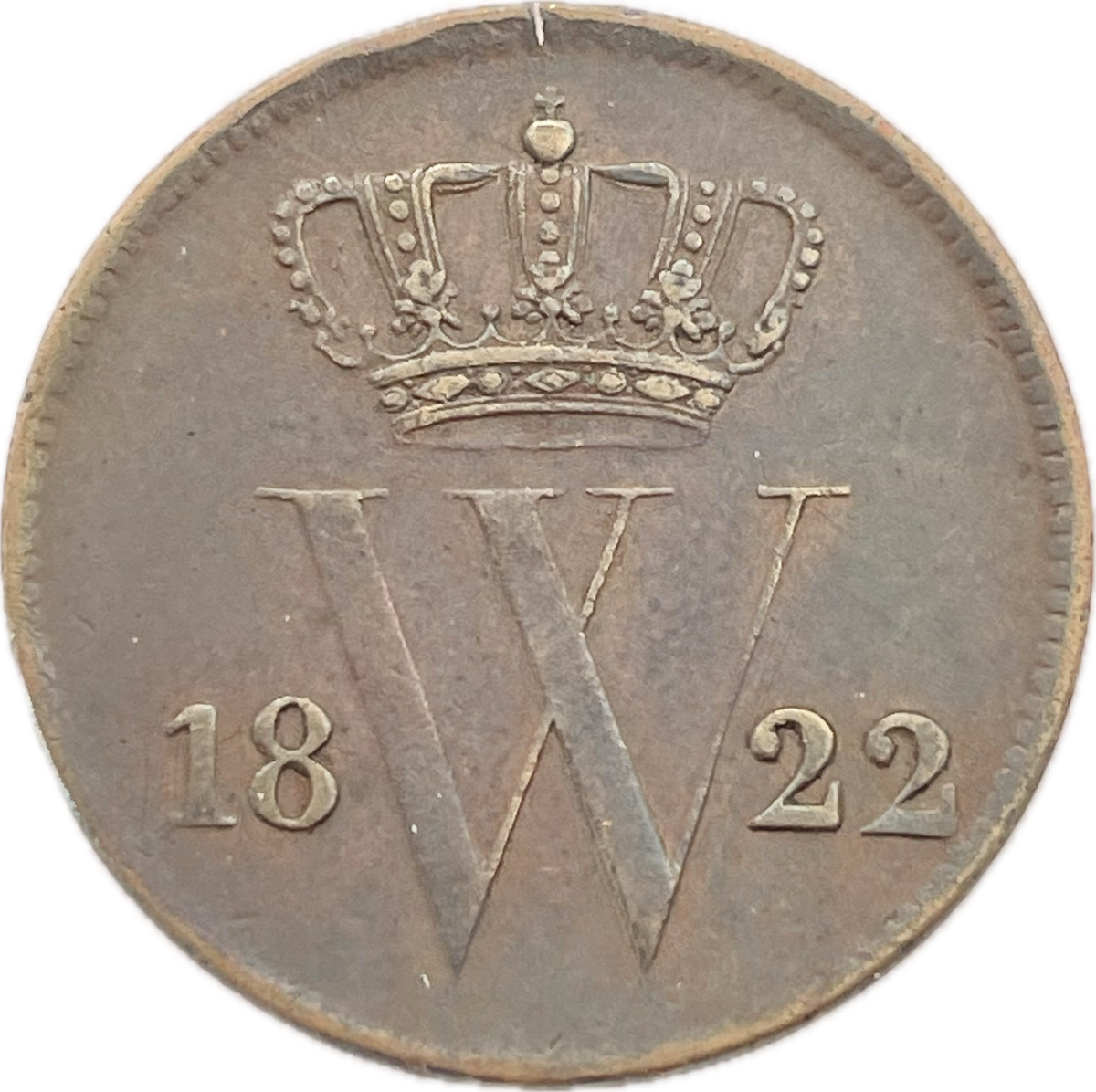 Países Bajos - 1822 - 1 Cent