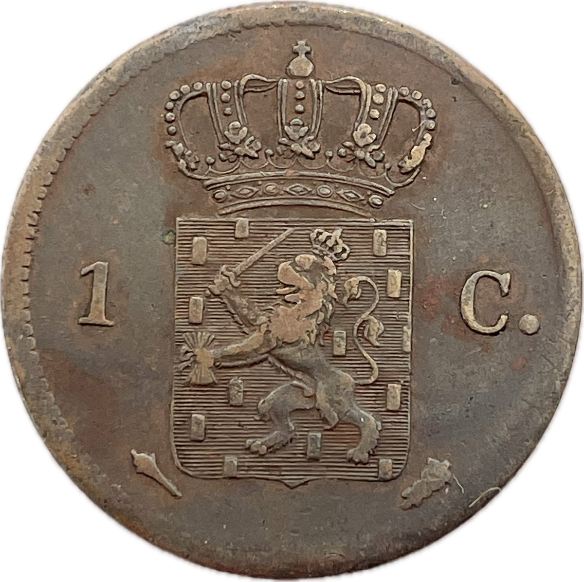 Países Bajos - 1822 - 1 Cent