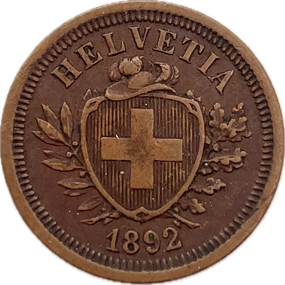Suiza - 1892 - 1 Rapeen