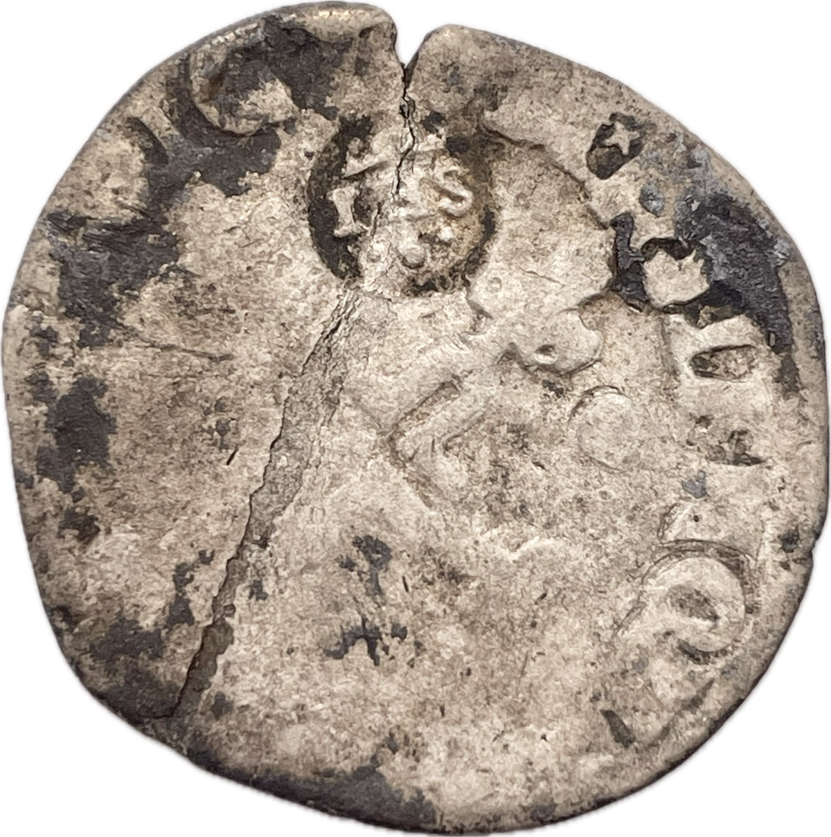 Suiza - 1592 - Ginebra - Pignatelle - Resello IHS sobre 1582, Francia