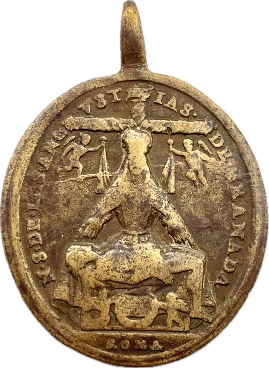 España - Siglo XVIII - Granda - Medalla Nuestra Señora de las Angustias