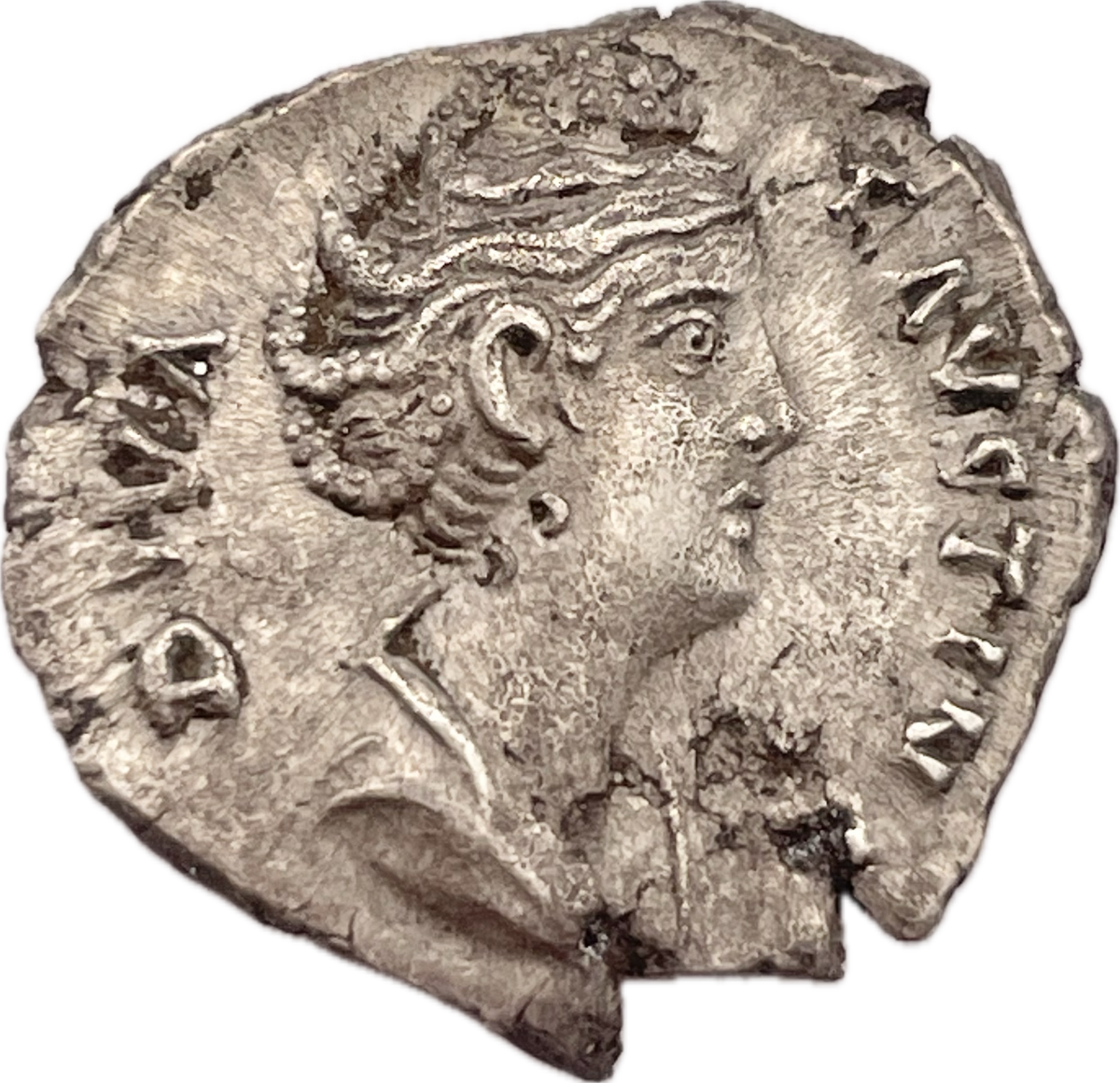 Imperio Romano - 138 al 140 - Faustina I - Denario