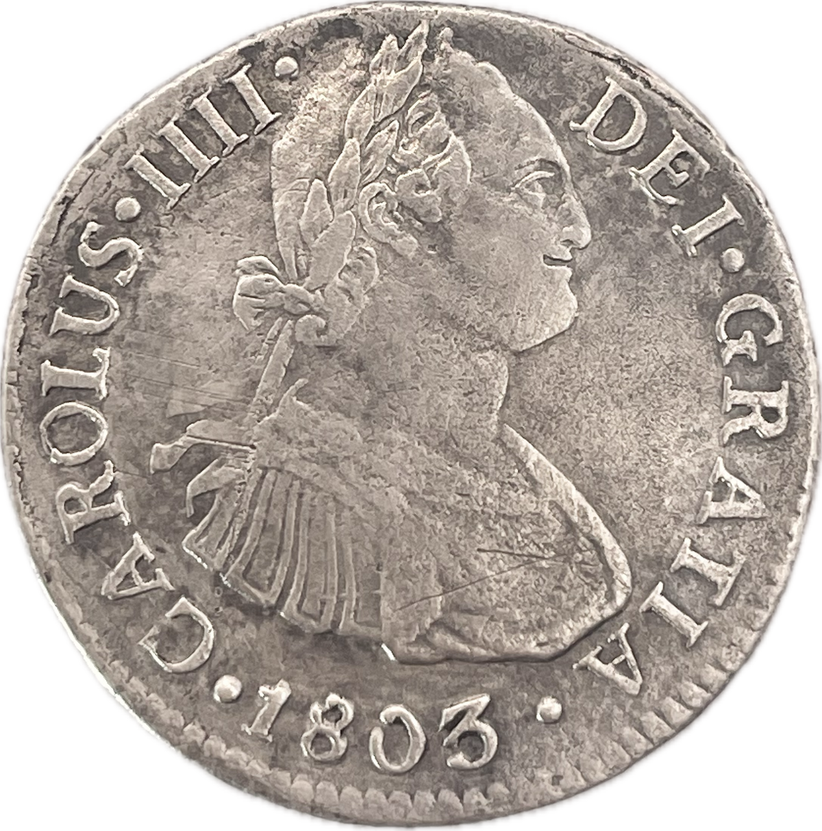 España Colonial - 1803 - Lima - 2 Reales