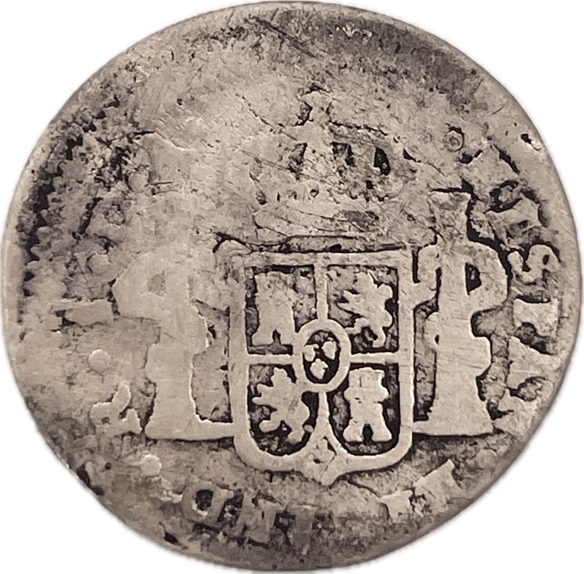 España Colonial - 1791 - Santiago - 1/2 Real