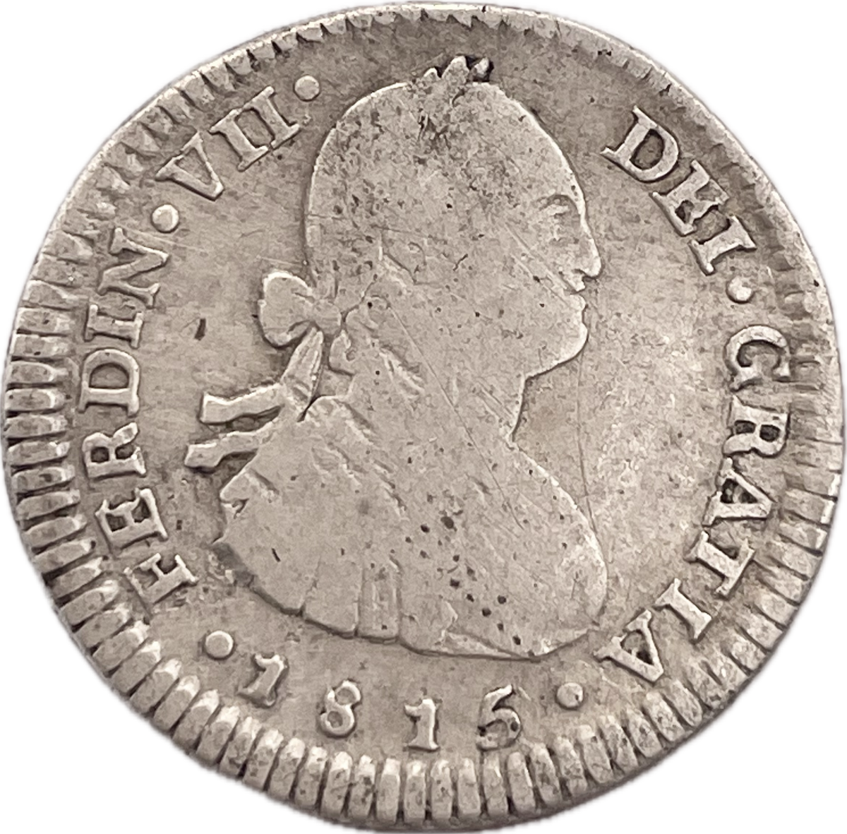 España Colonial - 1815 - Santiago - 1 Real