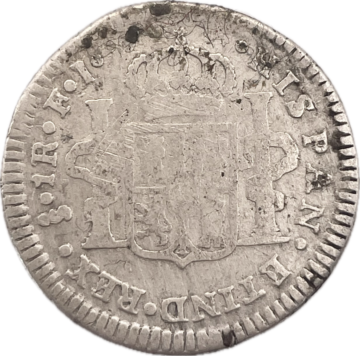 España Colonial - 1815 - Santiago - 1 Real