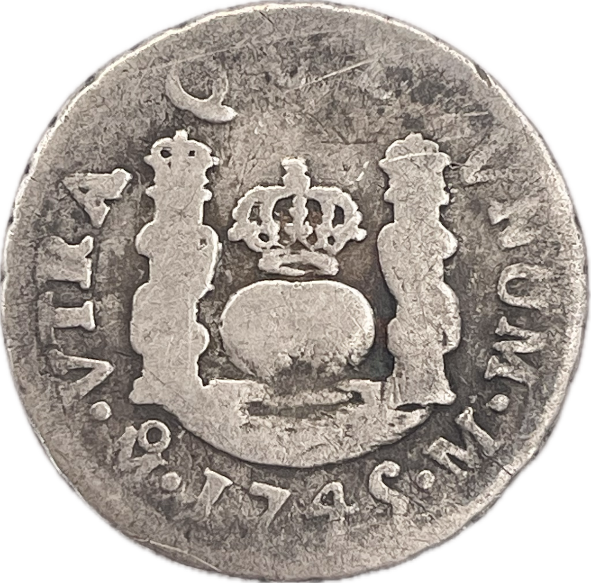 España Colonial - 1745 - México - 1 Real