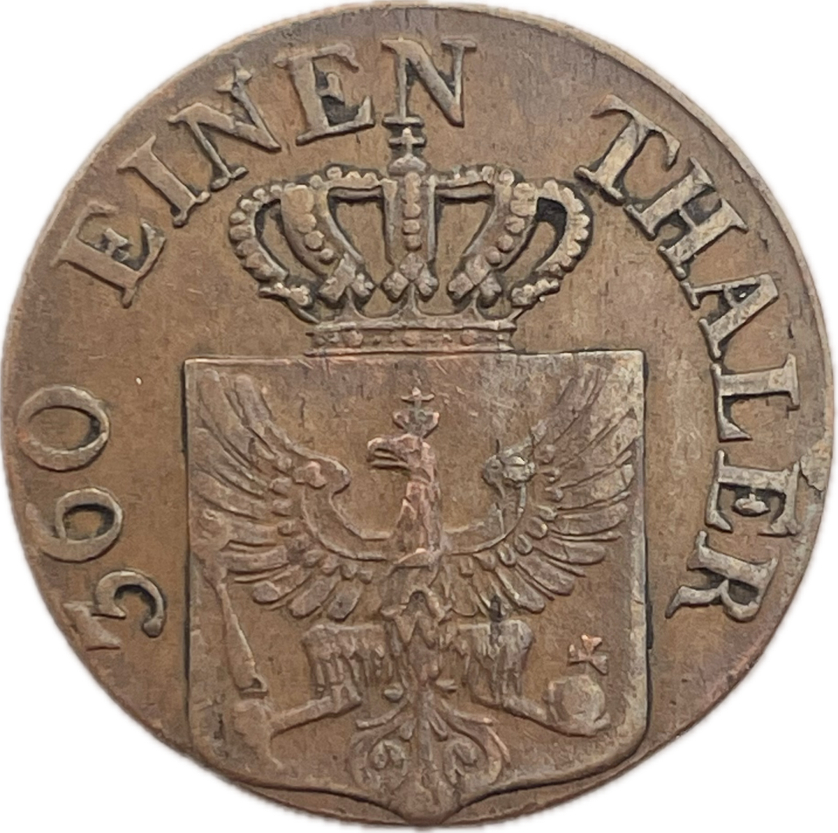 Alemania - 1837 D - Prusia - 1 Pfenning