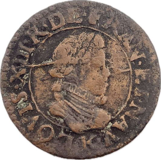 Francia - 1611 K - Doble Turnois