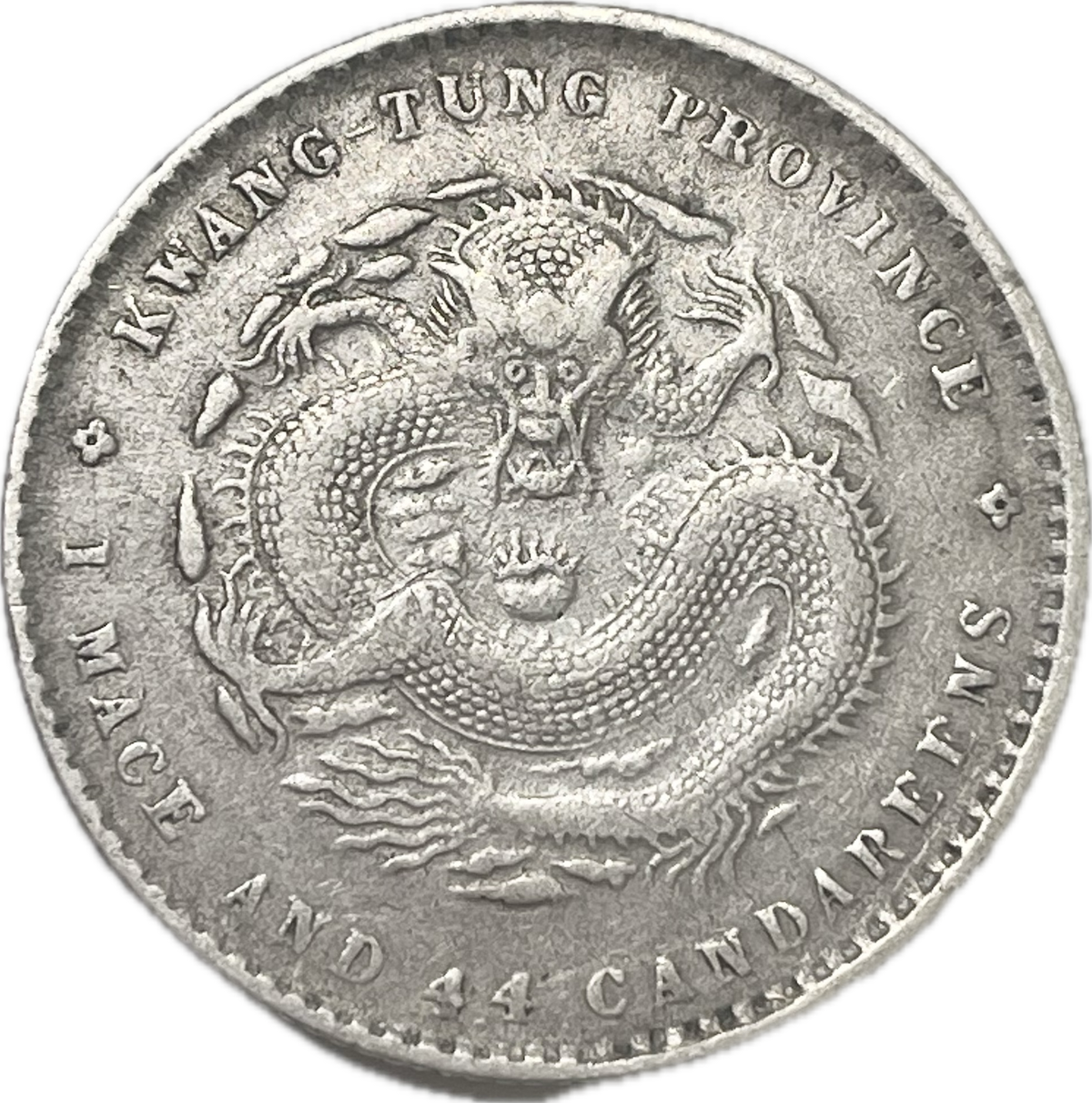 China - 1890 - Cantón - 20 Cents