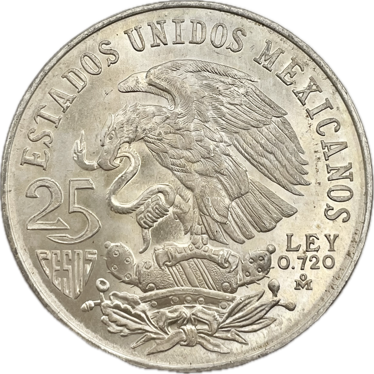 México - 1968 - 25 Pesos - Sin Circular