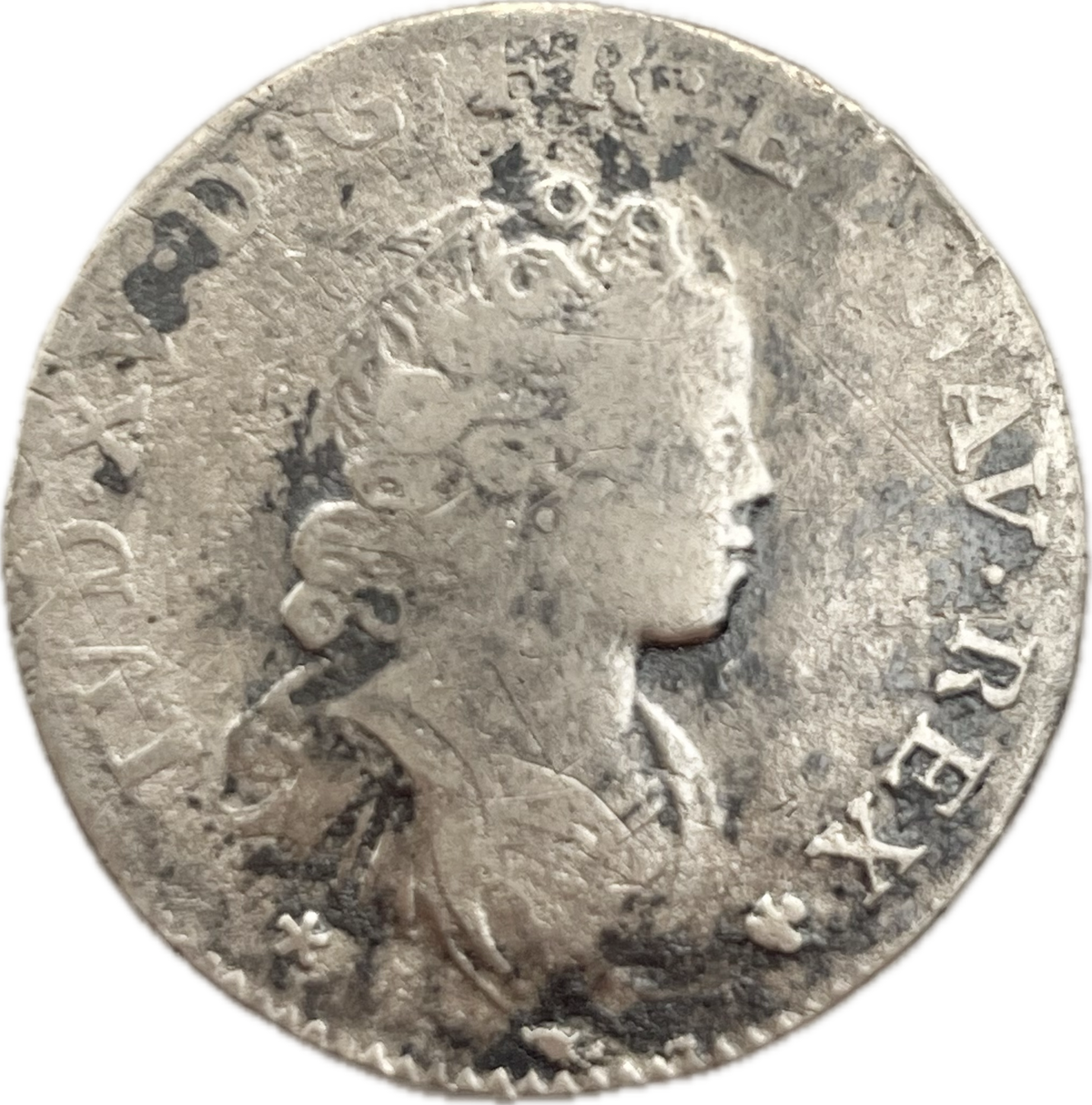 Francia - 1716 A - 12 Sols - Luis XV