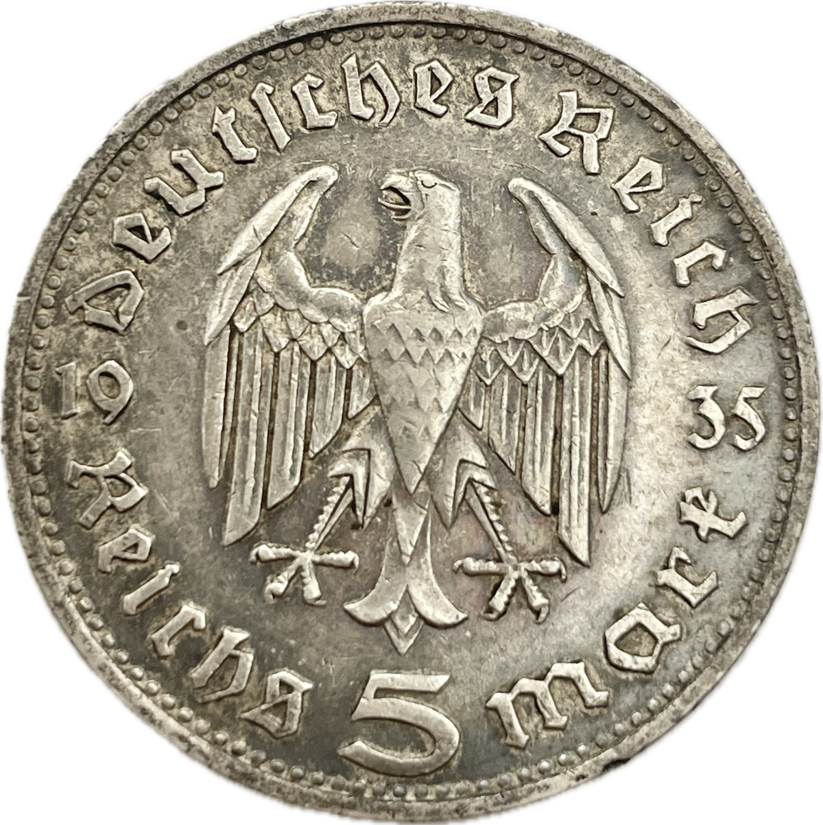 Alemania - 1935 D - 5 Marcos