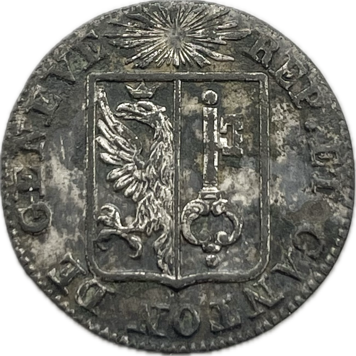 Suiza - 1825 - Ginebra - 1 Sol