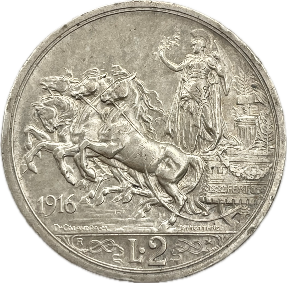 Italia - 1916 - 2 Liras