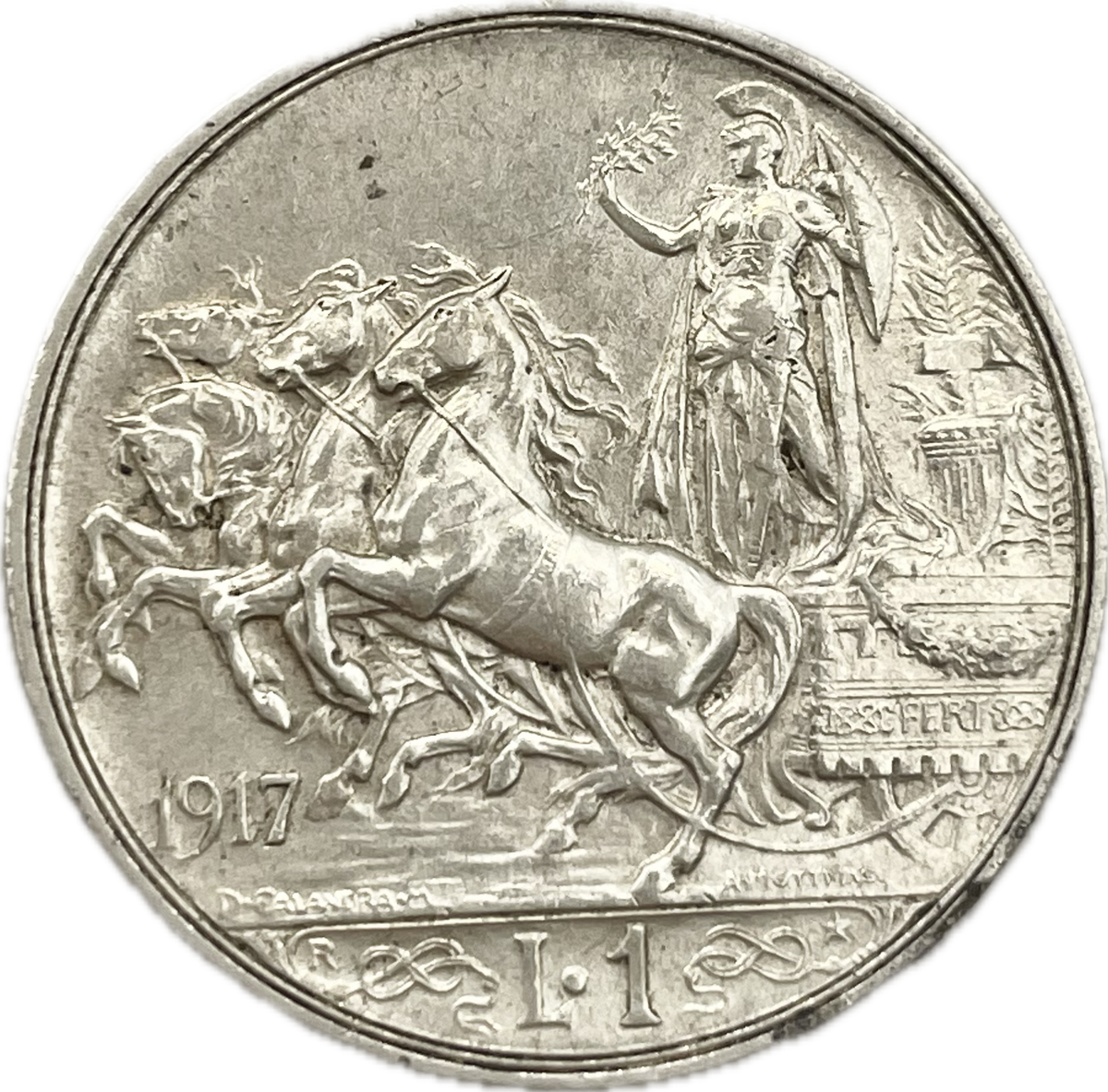 Italia - 1917 - 1 Lira - Sin Circular