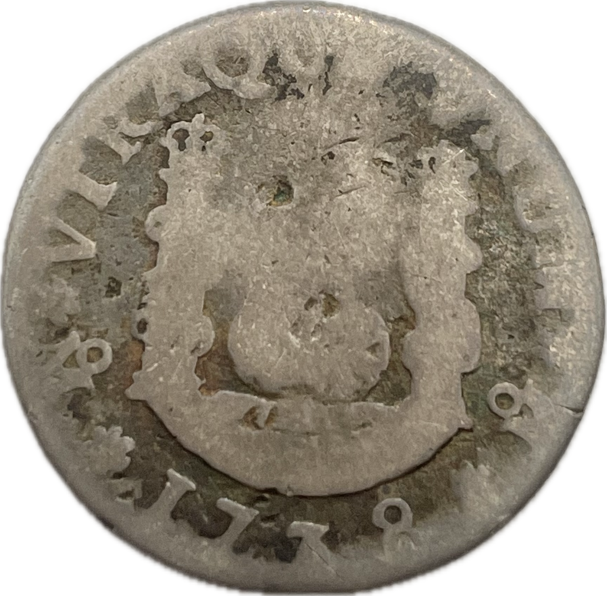 España Colonial - 1738 - México - 1 Real
