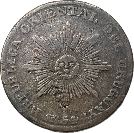 Uruguay - 1854 - 20 Centésimos