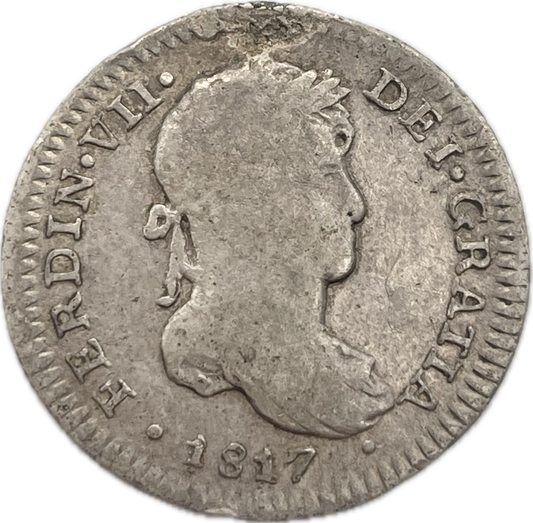 España Colonial - 1817 - Lima - 1 Real