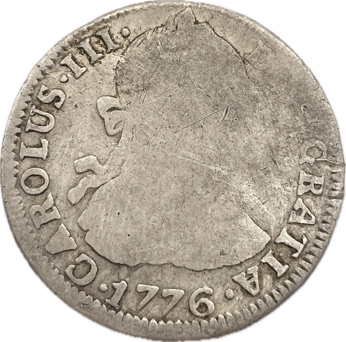 España Colonial - 1776 - Potosí - 2 Reales