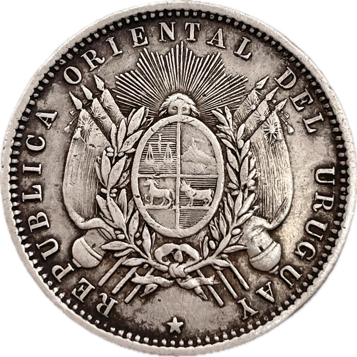 Uruguay - 1877 - 20 Centésimos