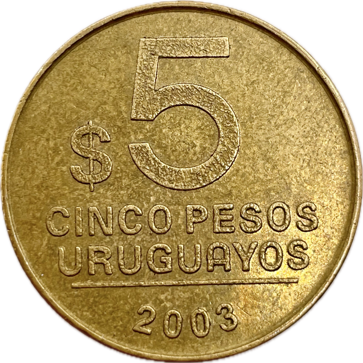 Uruguay - 2003 - 5 Pesos - Sin Circular - 168.1.D - Giro