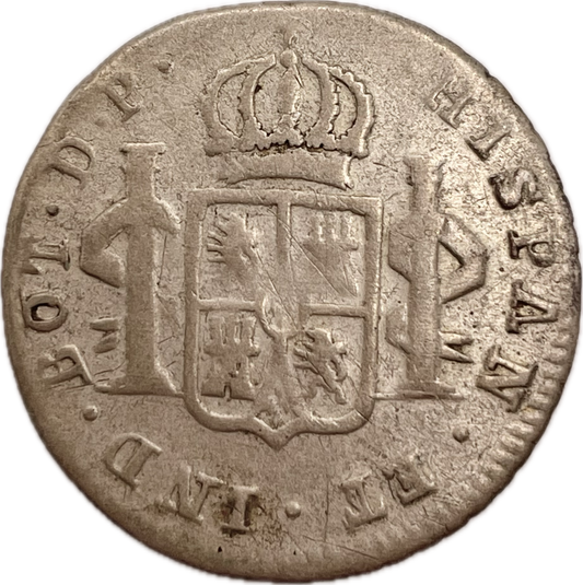 Botón Gauchesco de Plata - 451, Buen Orden - Escudo de España